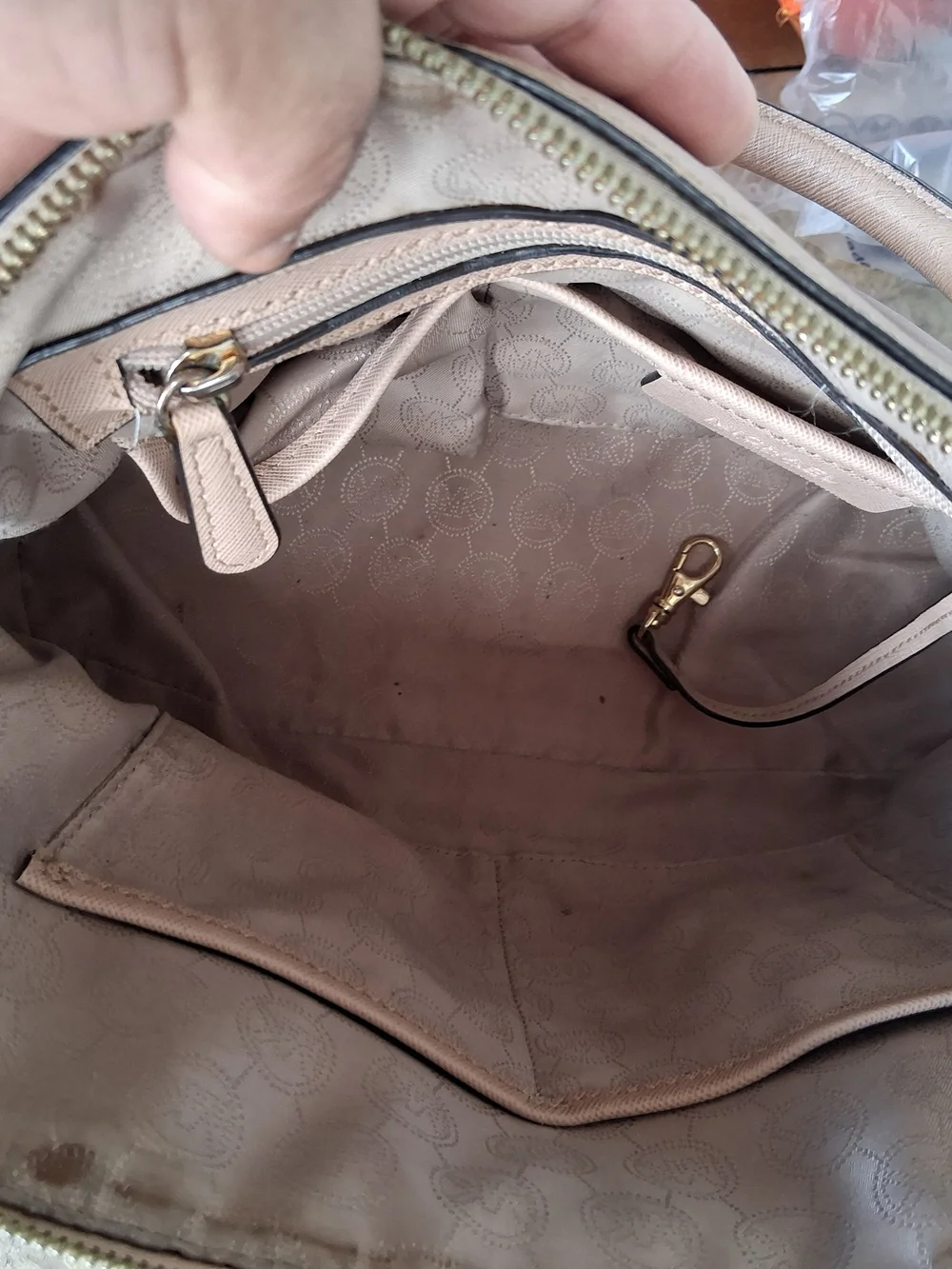 Michael Kors Pink Dome Satchel Handbag